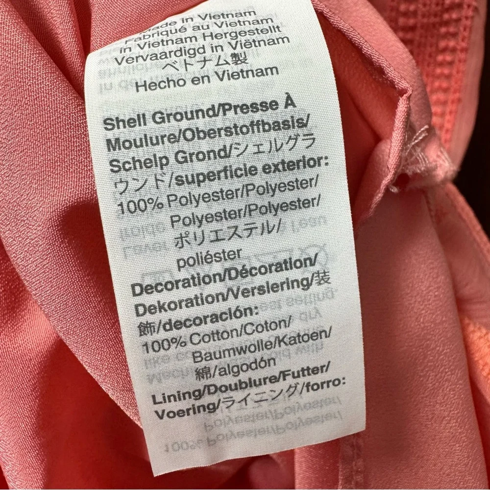 J. Crew Embroidered Flowy Chiffon Short Sleeve Pleated Skirt Midi Dress Pink 6